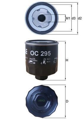 MAHLE OC295 | Yağ Filtresi Bora Variant (1J6) 99-051.4 16V Caddy II Kasa / Büyük Limuzin (9K9a) 95-0460 1.4 75 1.6 45017 Caddy II Mpv (9K9b) 95-041.4 16V Golf III (1H1) 91-9745017 Golf III Van (1H1) 91-9745017 45078 Golf III Variant (1H5) 93-9945017 45017