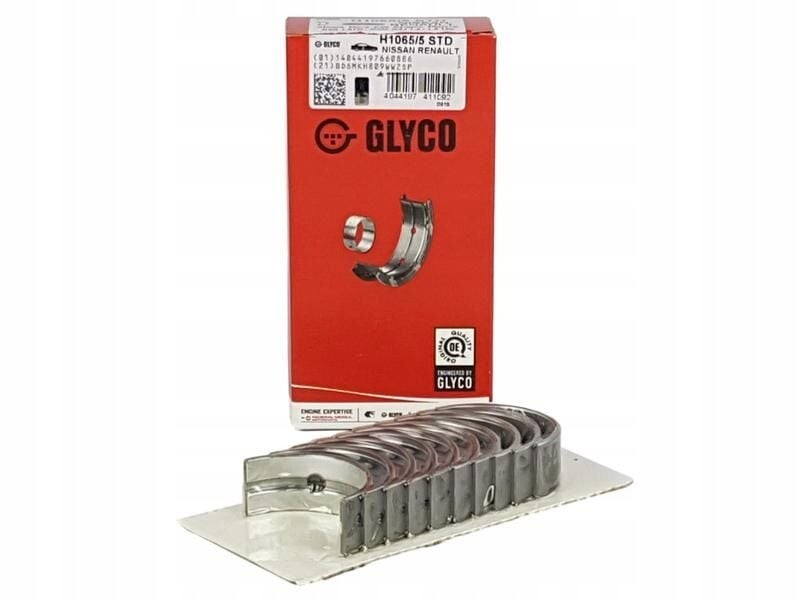 GLYCO H1065-5 | Renault Clio 4 2012- 1.5 dCi Ana Yatak Takımı Std Gleyco Marka