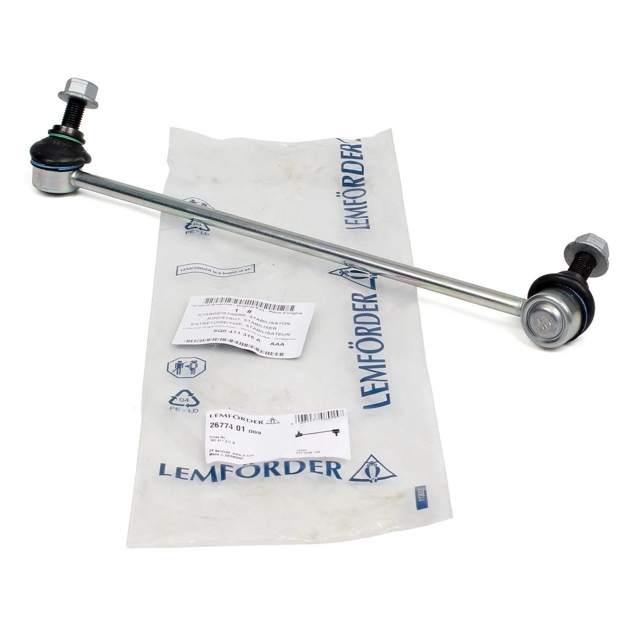 LEMFORDER 2677401 | Skoda Superb 2008-2015 Model Arası Ön Viraj Demir Askı Z Rotu