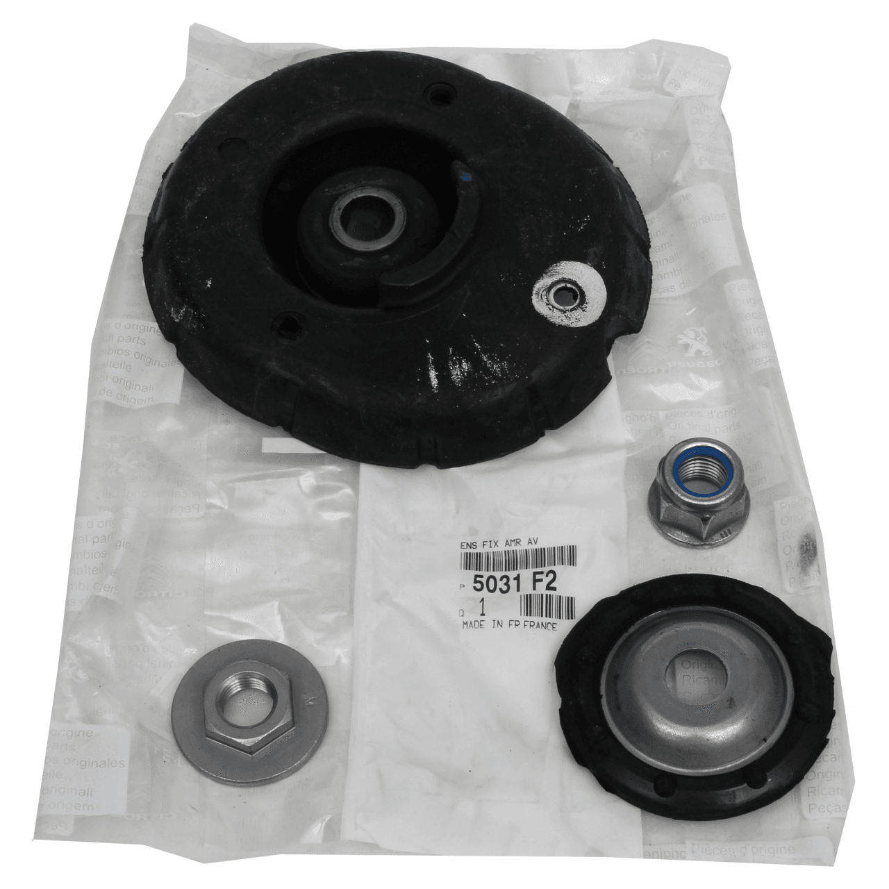 PSA 5031.F2 | Citroen C3 2009-2015 Ön Amortisör Takozu+Bilyalı Set Orijinal