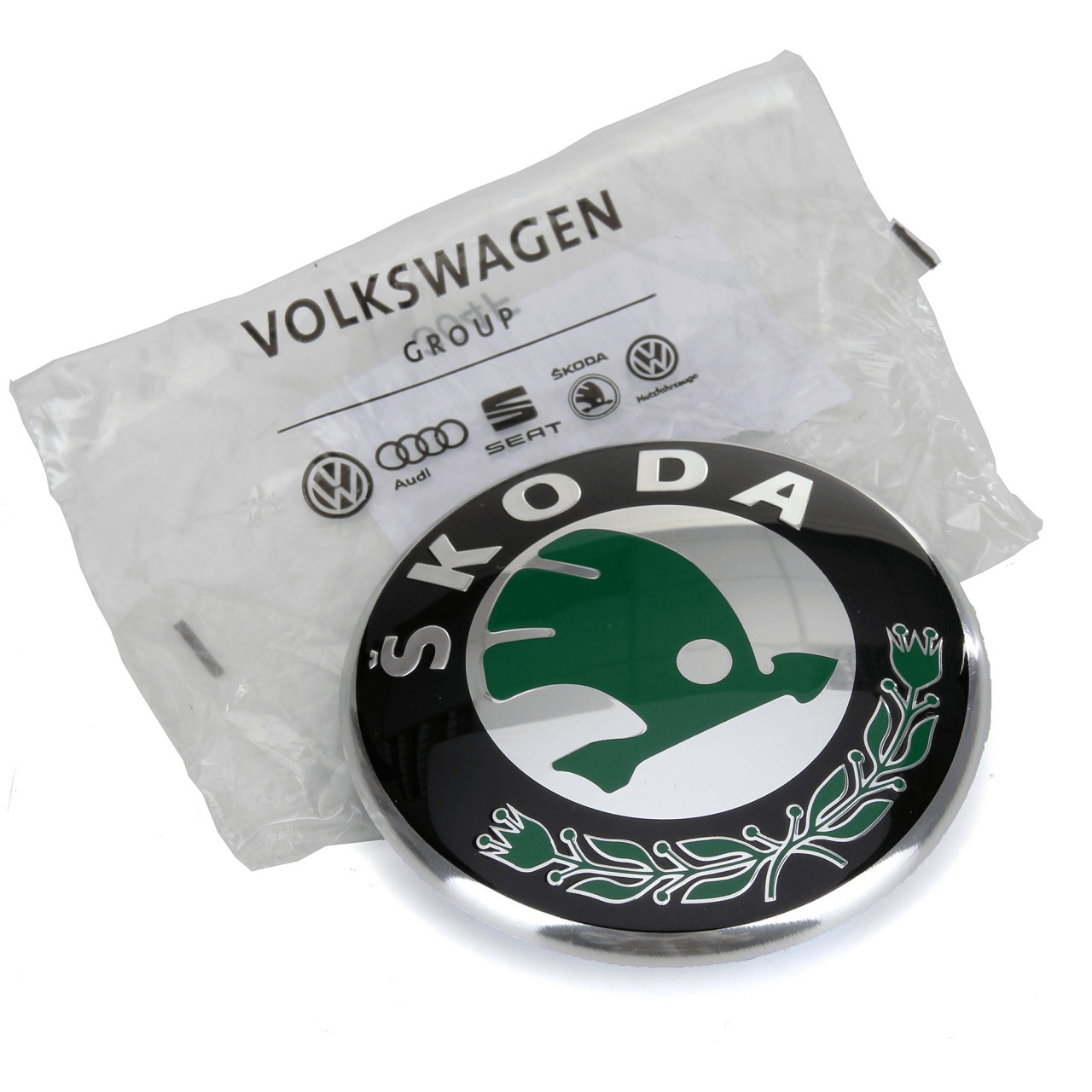 VAG / ORJINAL 1U0853621CMEL | Skoda Octavia 1997-2012 Model Arası Ön Kaput-Arka Bağaj Kapağı Logosu Orijinal