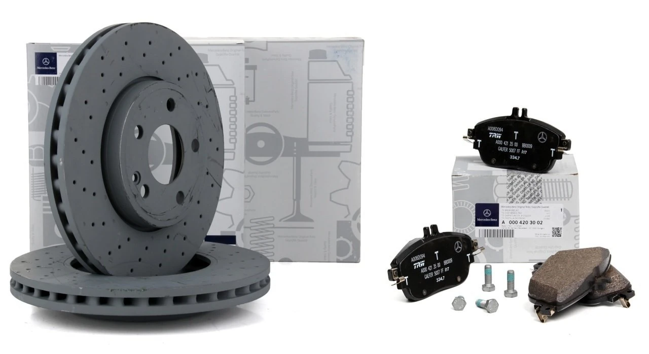 Mercedes W176 Kasa A160 (AMG TİP) Ön Fren Disk Ve Balata Seti Orijinal