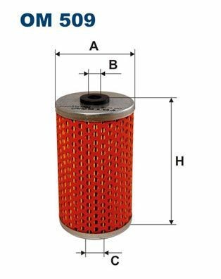 FILTRON OM509 | Yağ Filtresi W123 80-85 S123 80-85 C123 80-85 W460 82-92