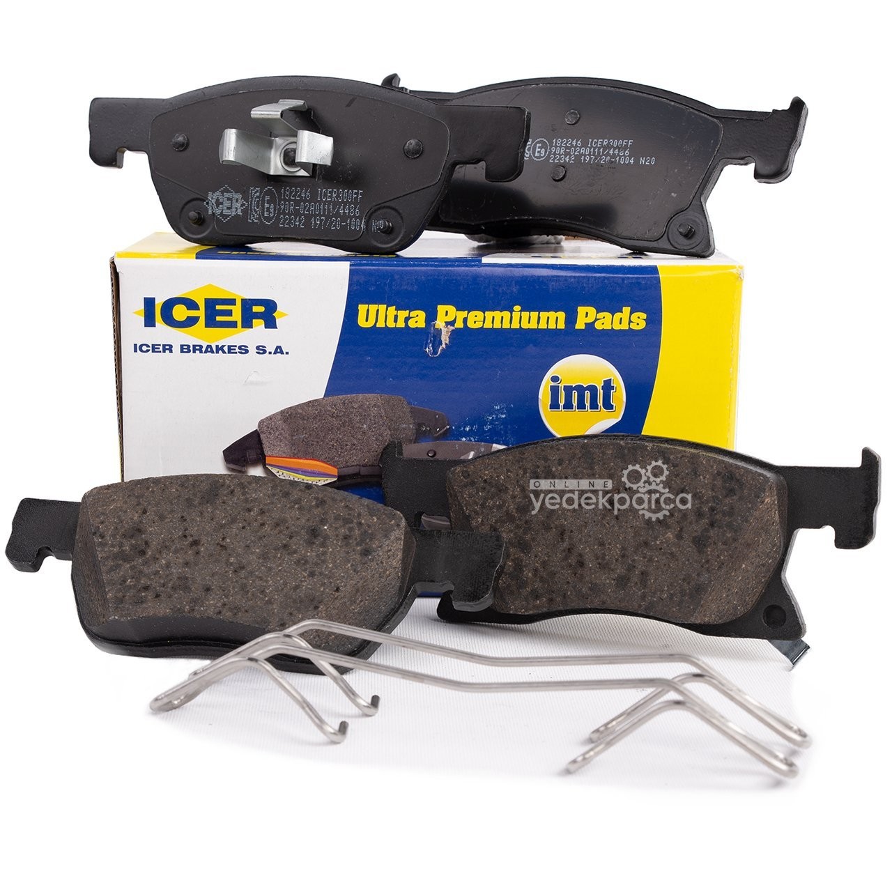 ICER 182246 | Opel Astra K Ön Fren Balatası 276 mm