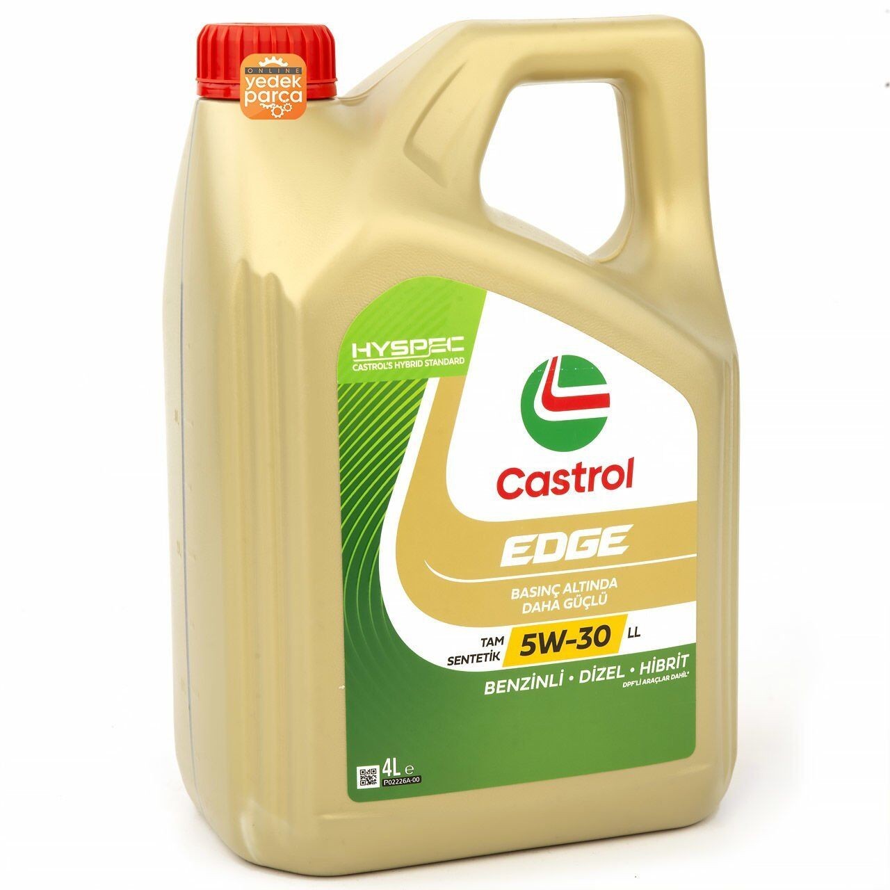 CASTROL 5W30LL-4 | Edge 5W30 LL 4 Litre Motor Yağı
