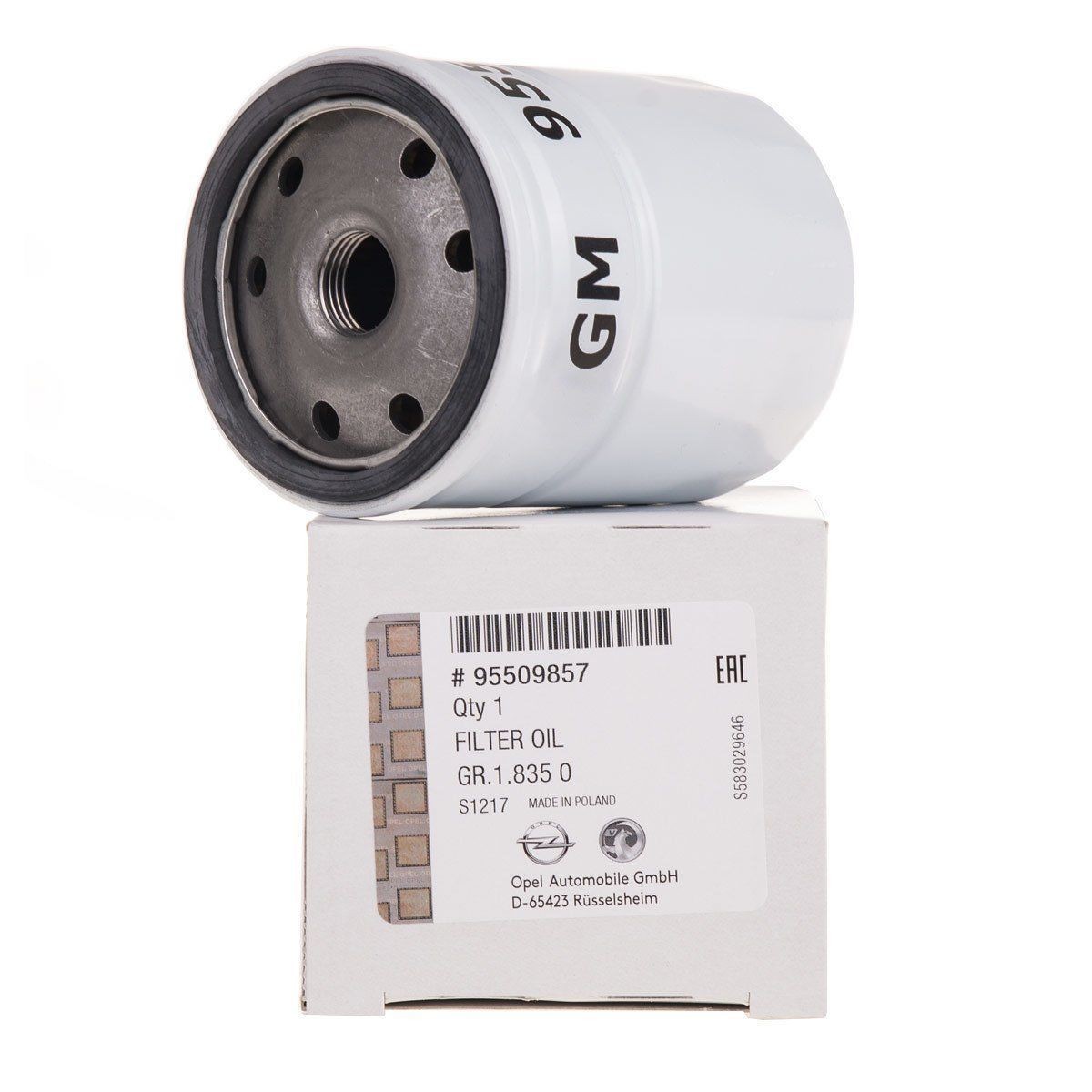 PSA 95509857 | Opel Astra G 1.4 / 1.6 Benzinli Motor Yağ Filtresi Orijinal