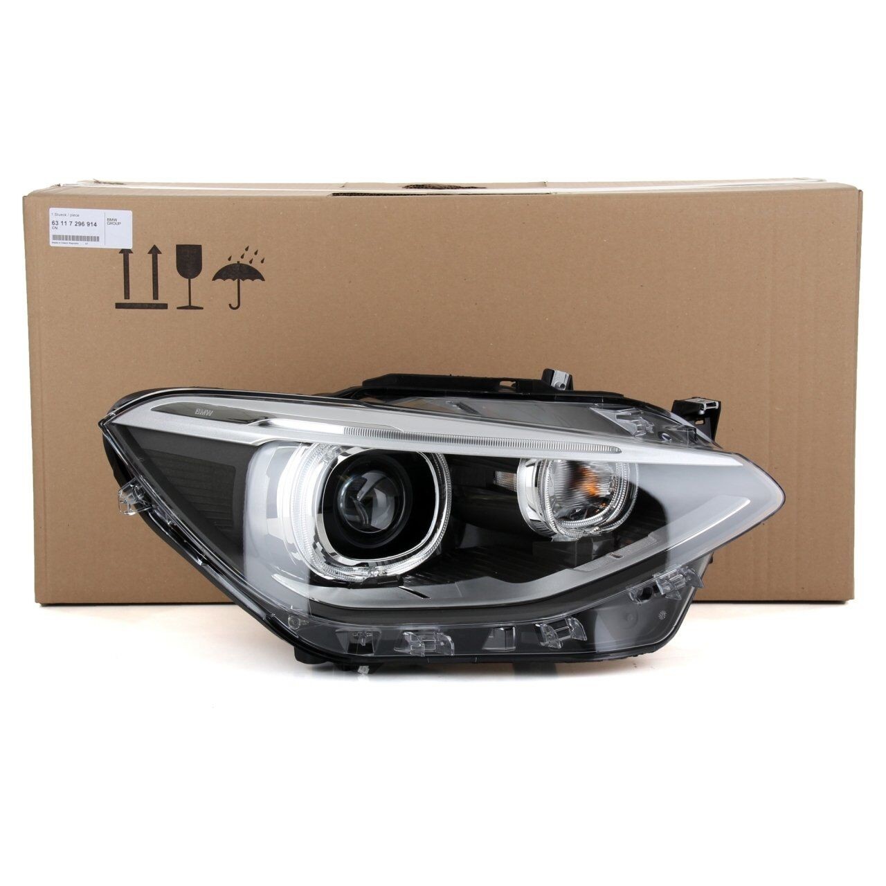 BMW 63117296914 | 1 Serisi F20 Kasa Bi-Xenon Sağ Far Komple Orijinal (63117296914)