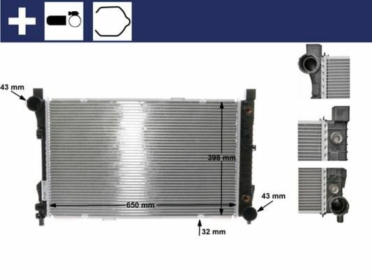 MAHLE CR387000S | Motor Su Radyatörü W203 00-07 Cl203 02-08 S203 01-07 C209 02-09 A209 03-10 R171 04-11