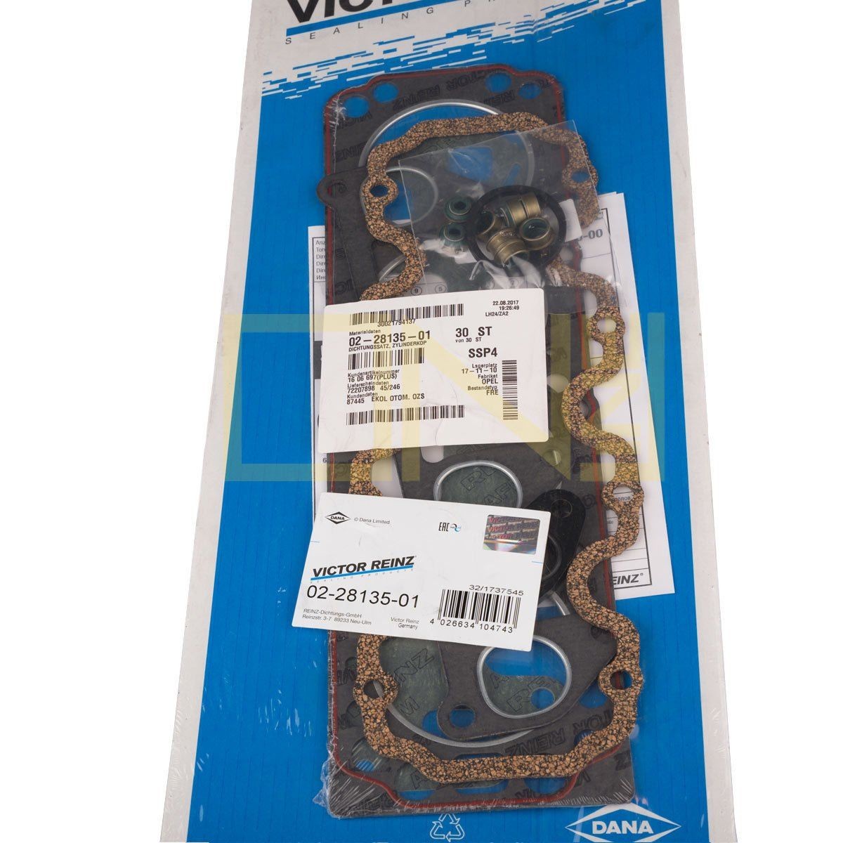 VİCTOR REİNZ 02-28135-01 | Opel Corsa B 1.4 8V Üst Takım Conta Seti Mantar Conta
