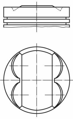MAHLE 011PI00113002 | Motor Piston + Segman Komple (0,50) Opel – Chevrolet 1.2 – A12xer | 4 Adet