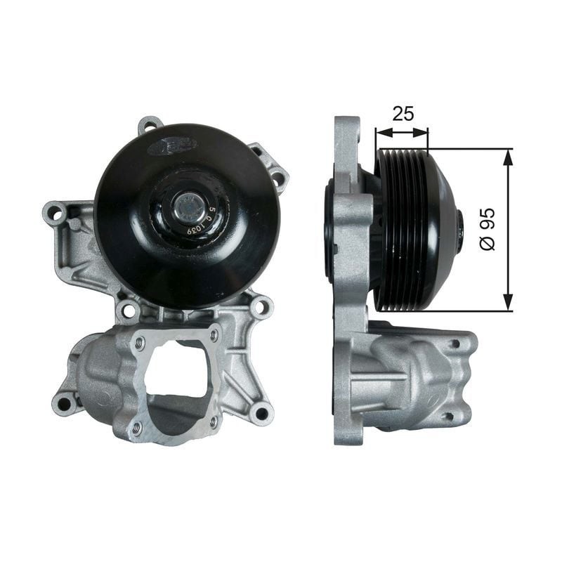 GATES WP0121 | Devirdaim 04-1-Seri (E81-E87) 3-Seri (E90-E91) 5-Seri (E60-E61) X1 (E84) X3 (E83)