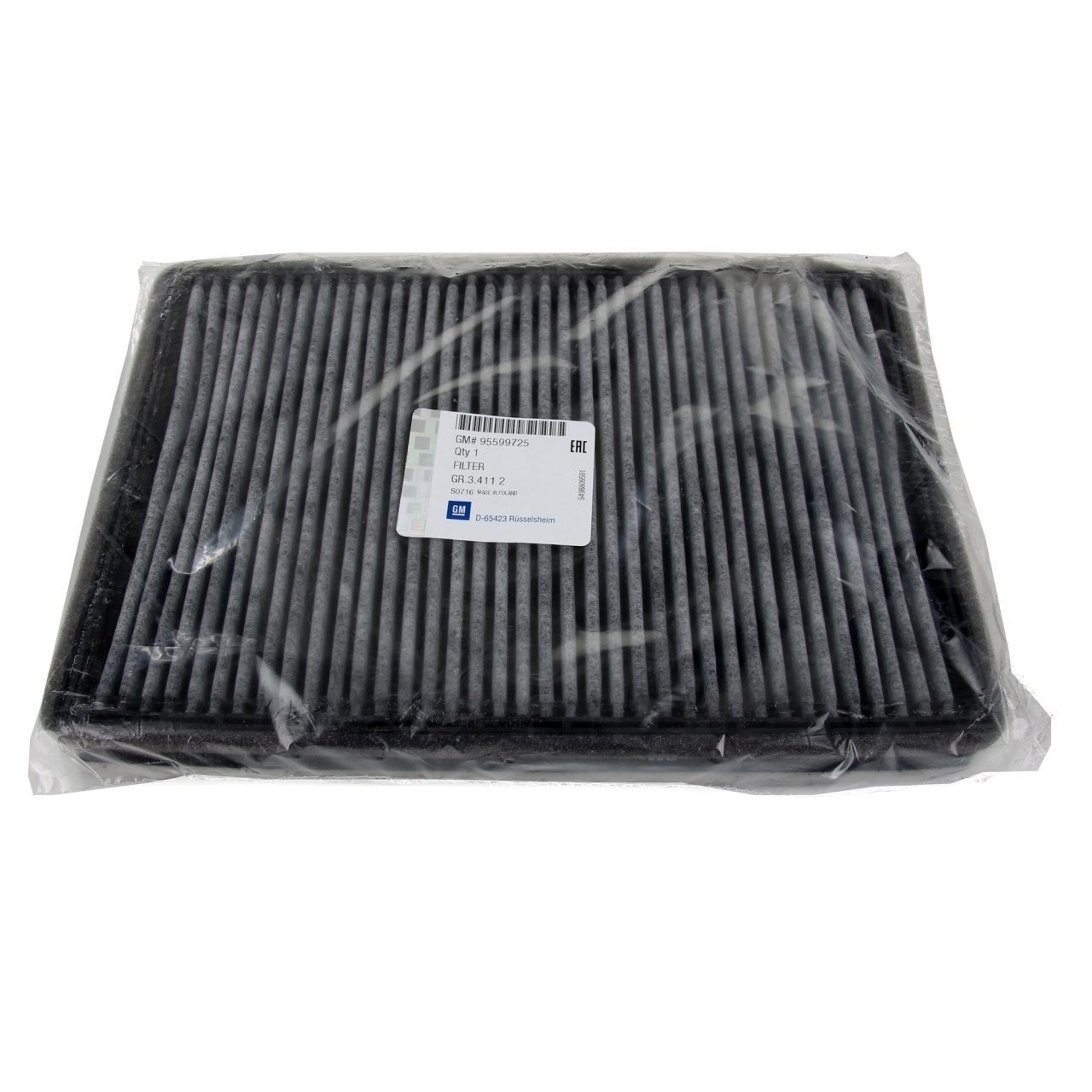 PSA 95599725 | Chevrolet Captiva Karbonlu Polen Filtresi Orijinal (95599725 , cap)