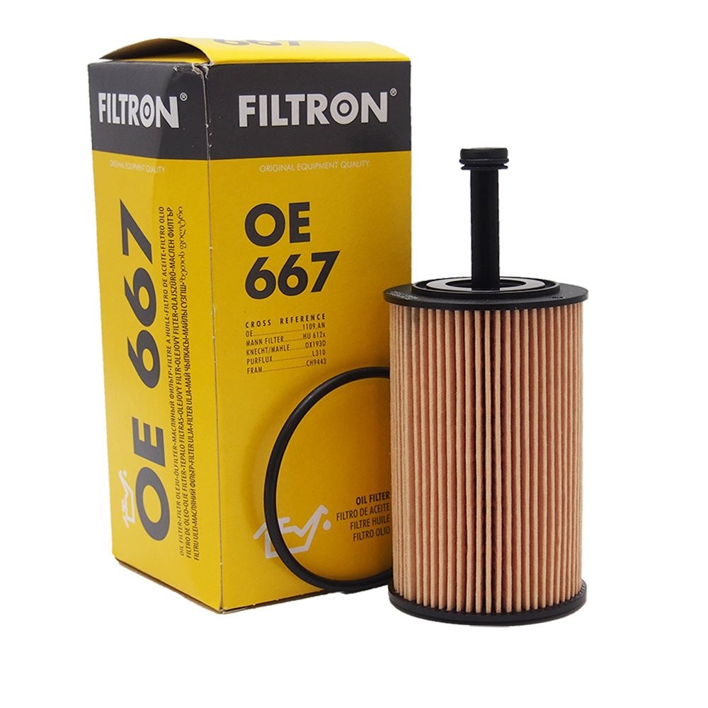FILTRON OE667 | Citroen C2 1.4 1.6 Benzinli Yağ Filtresi
