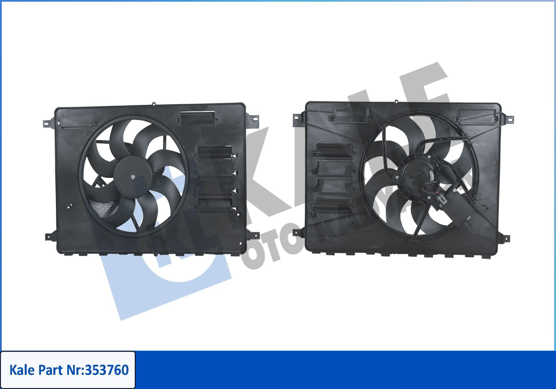KALE 353760 | Ford Mondeo 2007-2014 2.0 TDCI Manuel Fan Motoru Modülsüz