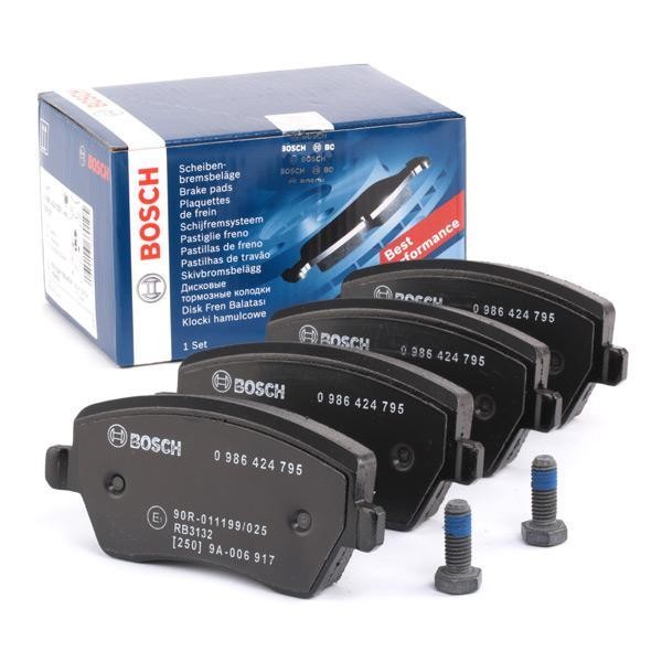BOSCH 0986424795 | Renault Clio 4 2012-2018 Ön Fren Balatası