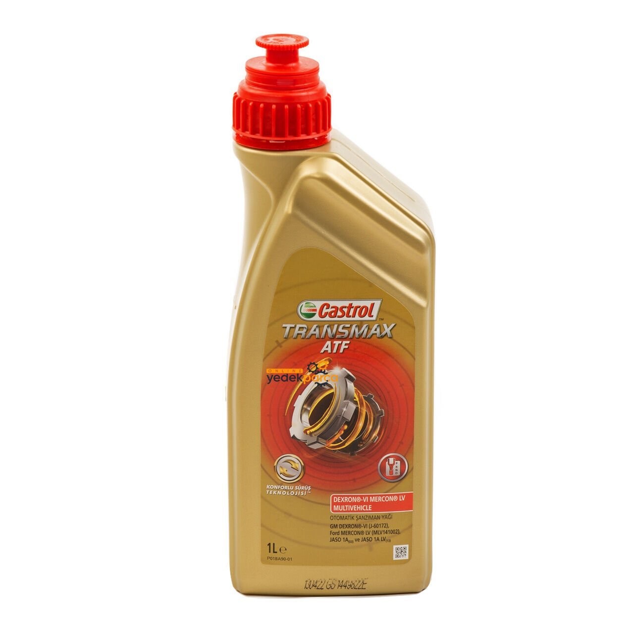 CASTROL ATFVI | Transmax ATF Dexron-VI Mercon LV Multivehicle Otomatik Şanzıman Yağı 1LT