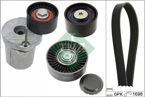 INA 529036910 | V Kayış Gergi Seti BMW E81 E87 E90 E91 E92 E93