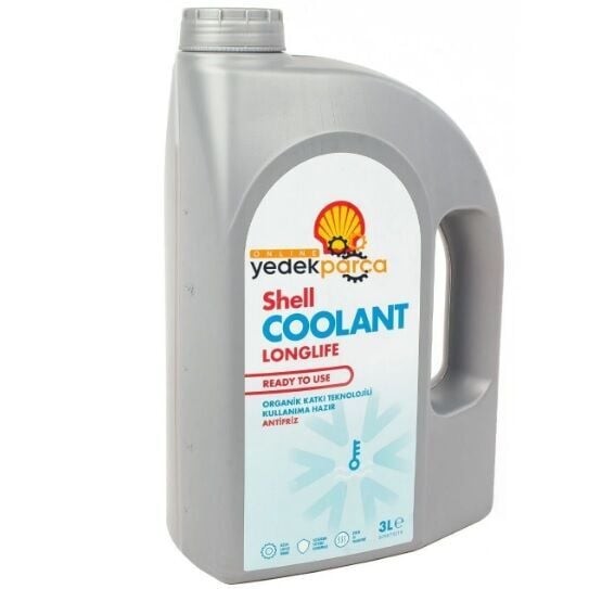SHELL ANT3LT | Organik 3 Litre Kırmızı Antifiriz -37 Derece (Kullanıma Hazır)