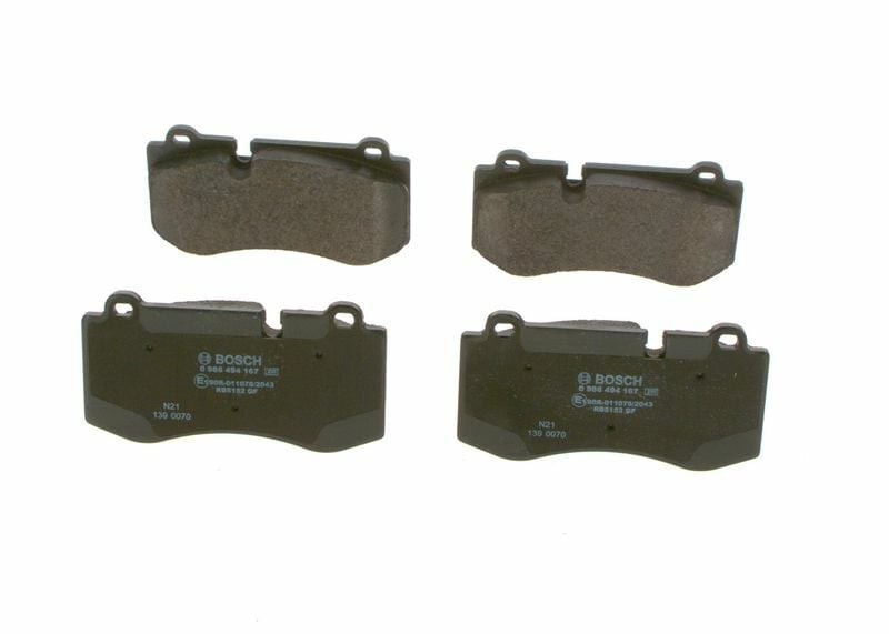BOSCH 0986494167 | Fren Balata Ön C216 Cl Serisi Cl500 CLS (C219) 04-10Cls 500 (219.372) E-Serisi (W211) 02-08E 420 CDI (211.029) E-Serisi T-Model (S211) 03-09E 500 T (211.272) E 500 T 4-Matic (211.290) Sl (R230) 01-12350 (230.456) 500 (230.471) 350 (230.