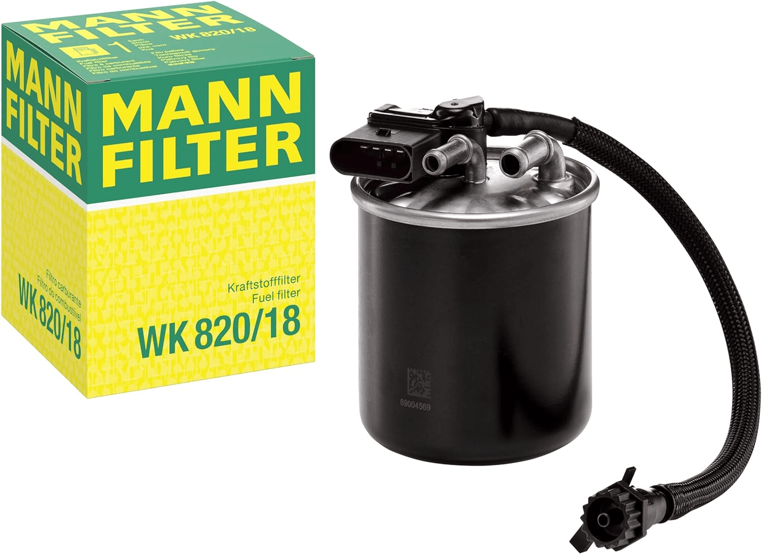 MANN WK820-18 | Mercedes Benz Vito W639 Kasa Euro 5 Motor Mazot Filtrresi (Sensörlü)