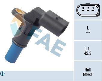 FAE 79176 | Devir Sensörü 03-Golf.IV.V-Bora-Jtta-Psst-Oct-Leo-A3 1.6 *Bfq-Bse-Bsf*
