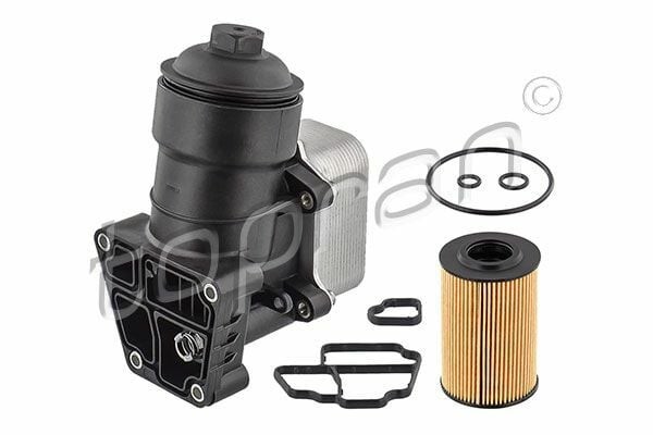 TOPRAN 117295 | Yağ Filtre Braketı + Soğutucu + Filtre (VW Amarok / Caddy / Crafter / Golf / Passat / Polo / Transporter / Audi Q3)