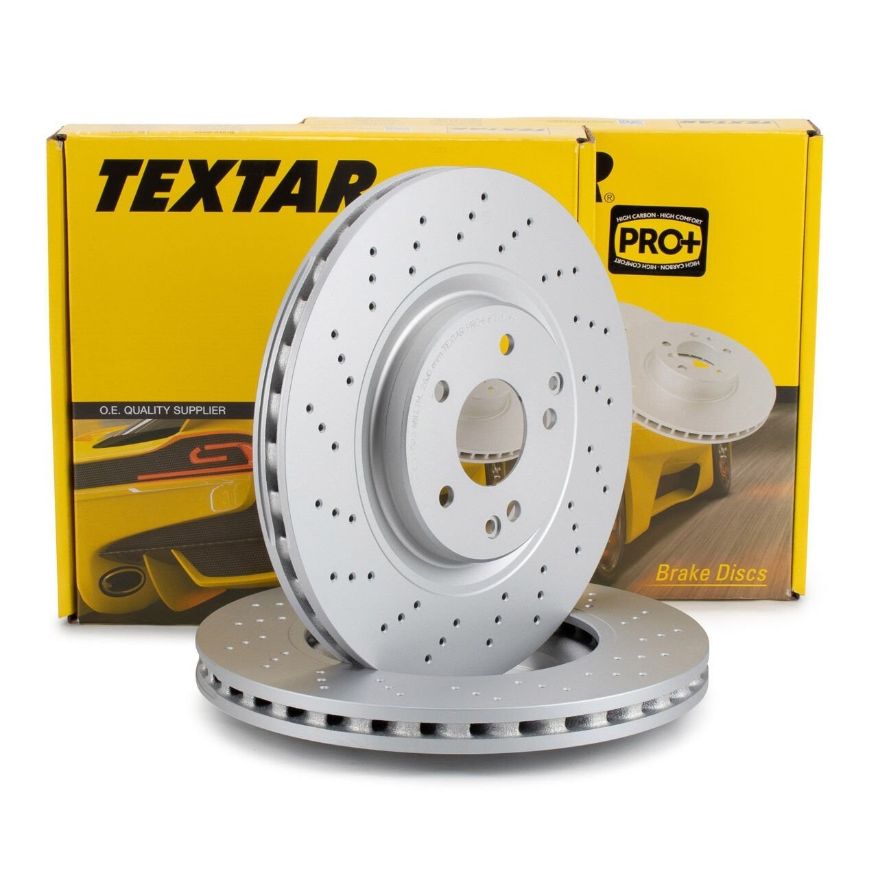 TEXTAR 92119805 | Mercedes W203 C180 Sport Ön Fren Disk Takımı Delikli