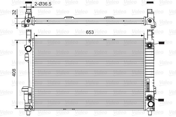 VALEO 734378 | Motor Su Radyatörü A-Class W169 04-12 B-Class W245 05-11