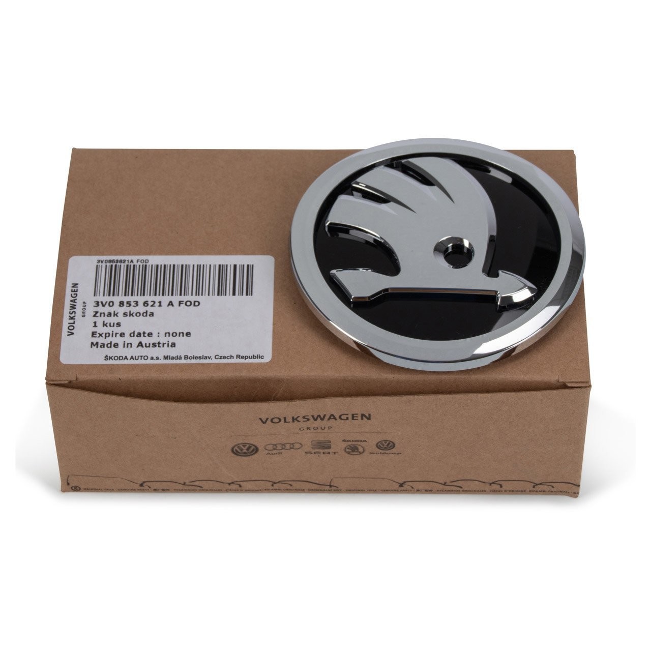 VAG / ORJINAL 3V0853621AFOD | Skoda Scala 2019 Model Sonrası Ön Skoda Amblemi Orijinal