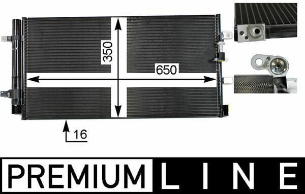 MAHLE AC738000P | Klima Radyatörü (Kondenser) 08-18 Aı.A4-A5-A6-A7-Q5