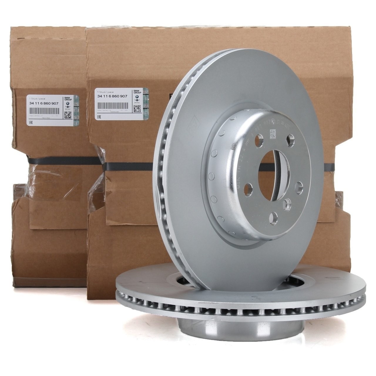 BMW 34116860907 | 5 Serisi G30 520d Ön Fren Disk Takımı Orijinal (34116860907)