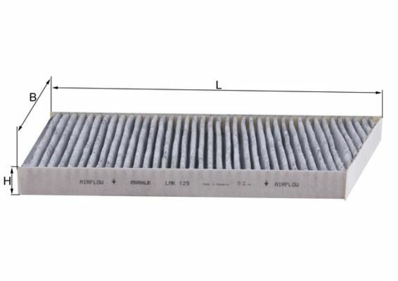 MAHLE LAK129 | Polen Filtresi 00-07 C-Seri (W203) C180-C200 + Ca