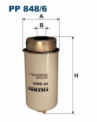 FILTRON PP848-6 | Mazot Filtresi 07-Transit 2.2-2.4Tdci