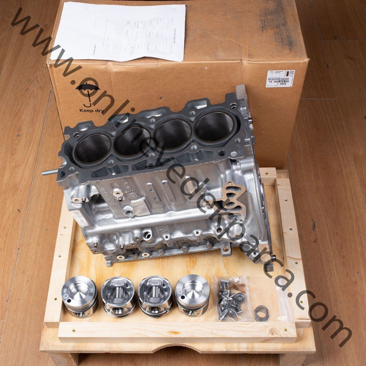 PSA 1610032980 | Citroen C3 1.6 Dizel Euro 5 Motor Bloğu (Piston Sekmanlı) Orijinal Sıfır Faturalı