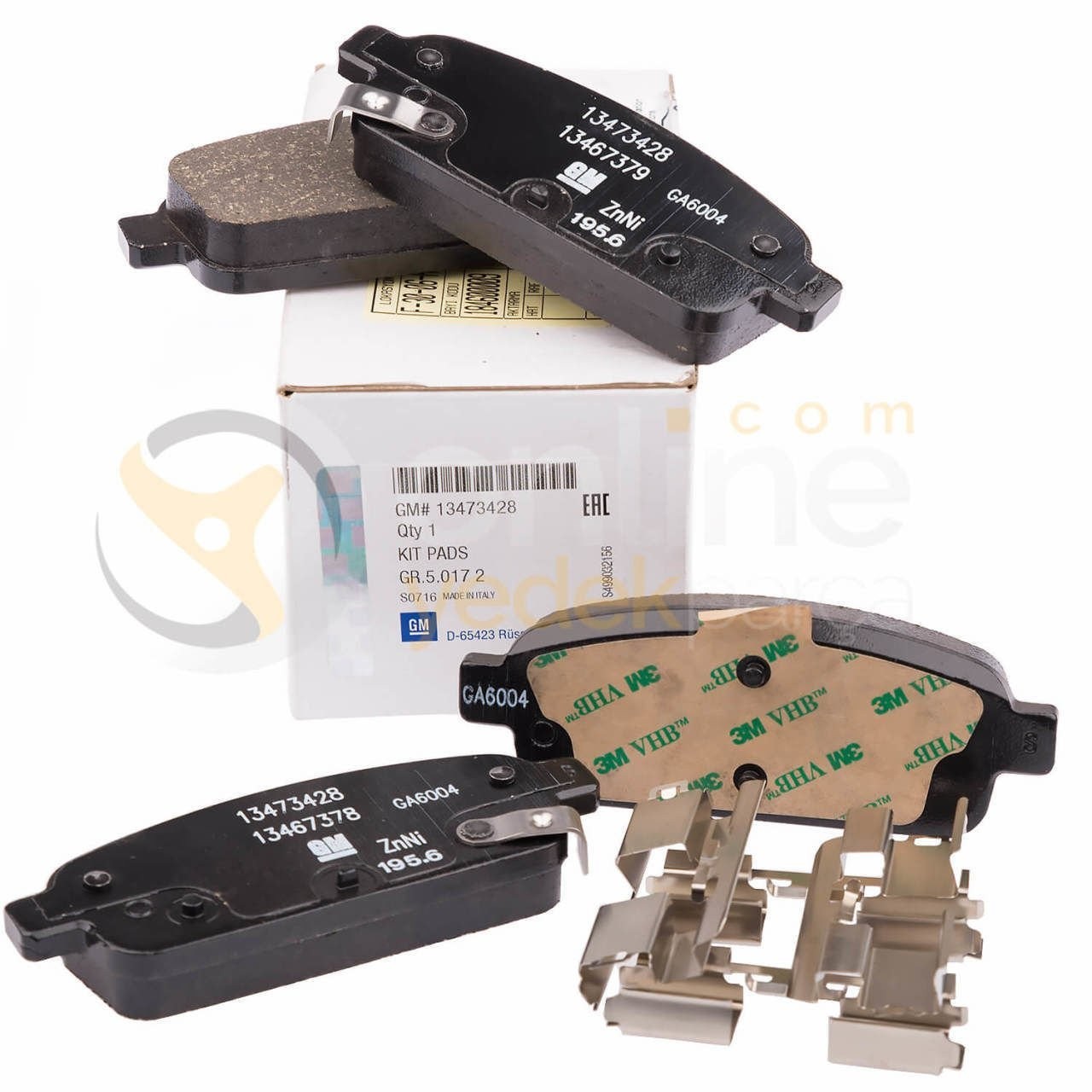 PSA 95530021 | Opel Mokka Arka Fren Balatası Orijinal