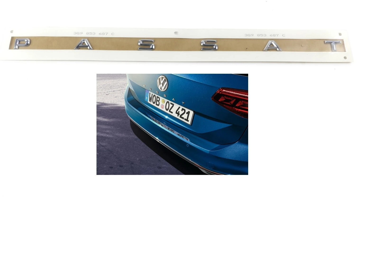 VAG / ORJINAL 3G0853687C2ZZ | Volkswagen Passat 2015 Model Sonrası Arka Bagaj Kapak Model Yazısı Orijinal