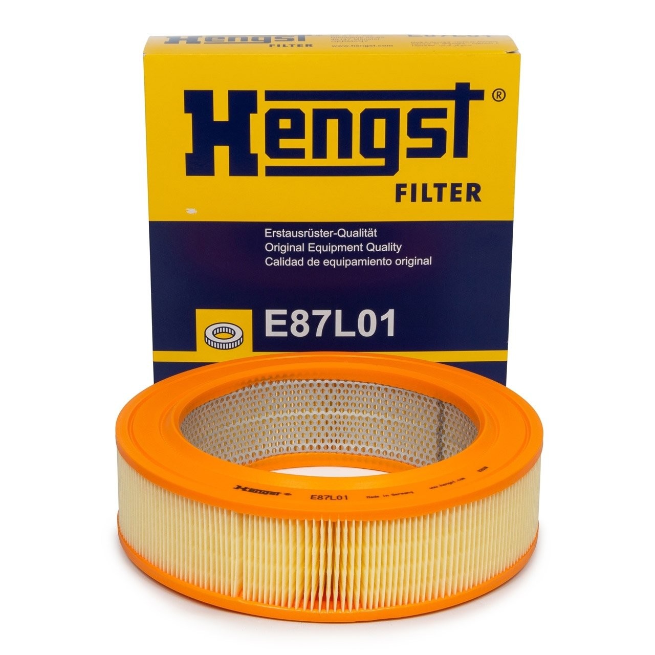 HENGST E87L01 | Mercedes Benz W123 Kasa Dizel Hava Filtresi