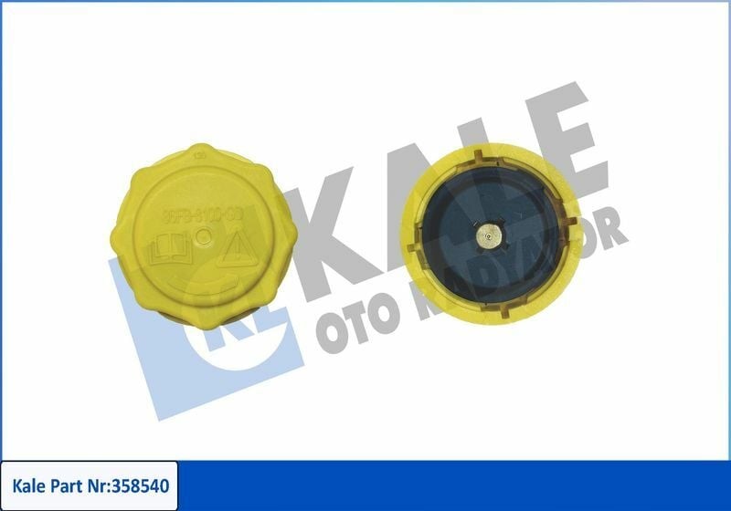 KALE 358540 | Genleşme Tankı Kapağı (Ford Courıer Connect 02-Escort 95 -) 1.2 Bar Sarı Kapak