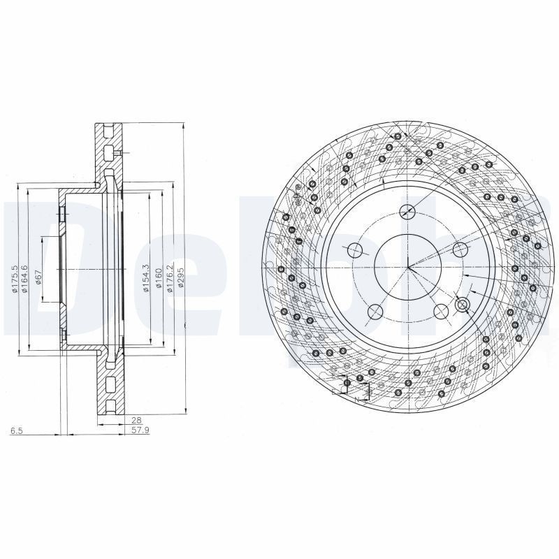 DELPHI BG4142C | Disk On 07-C-Seri 180-200 Kaplamalı | 1 Adet