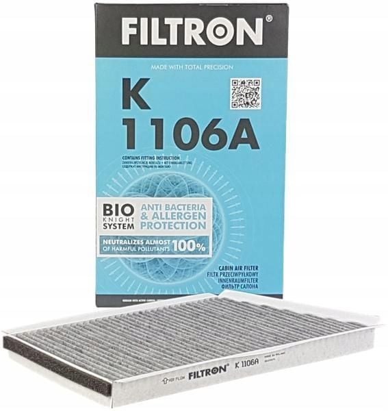 FILTRON K1106A | Mercedes C Serisi W203 Karbonlu Polen Filtresi (Klima Filtresi) Wunder Marka