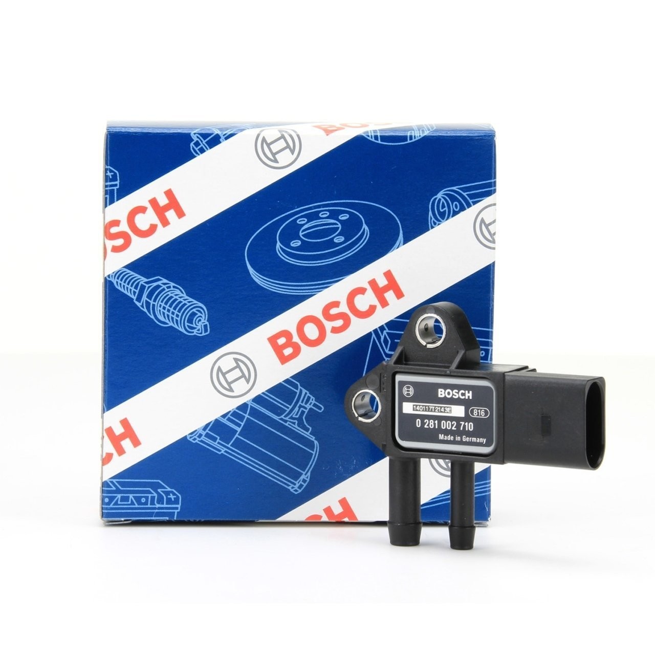 BOSCH 0281002710 | Volkswagen Transporter T5 1.9 TDI Eksoz Basınç Sensörü