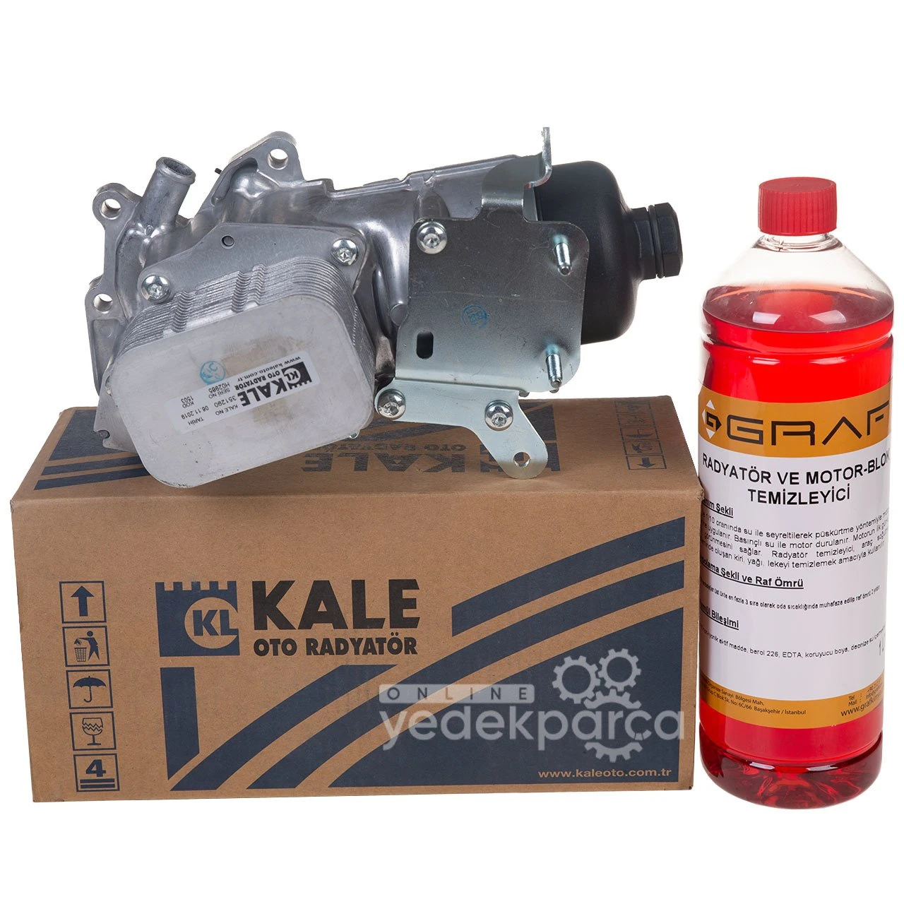 Peugeot 107 1.4 Hdi Yağ Soğutucu Komple / Yağ Temizleme İlacı Hediyeli Kale Marka