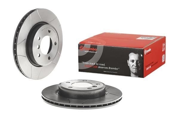 BREMBO 09.7701.75 | Fren Diski Ön Cızgılı BMW E46 318 / 320 / 323 / 328 2001-2005 | 2 Adet