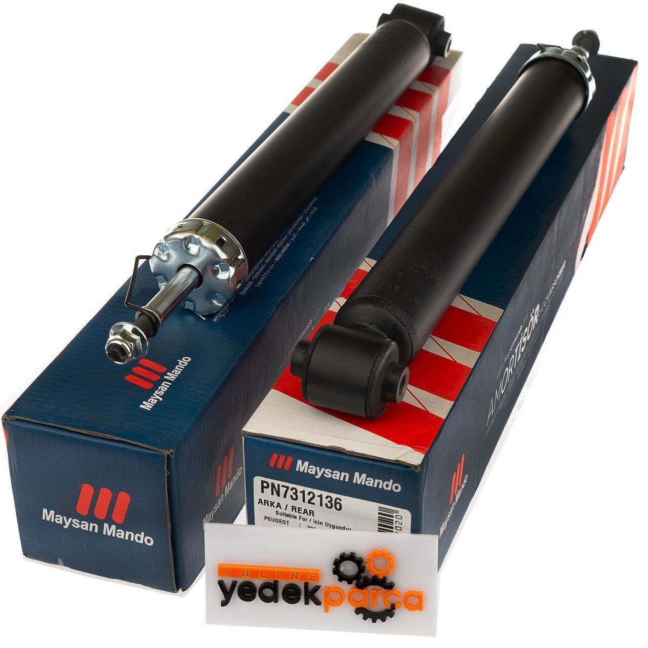 MAYSAN MANDO 7215702 | Citroen C3 2002-2009 Arka Amortisör Takımı Sağ-Sol Maysan Marka