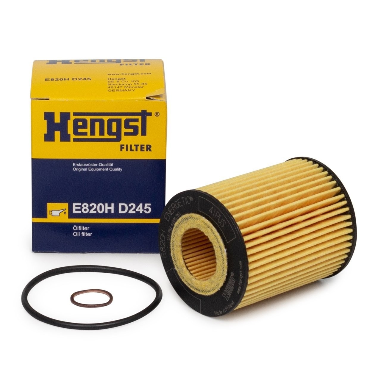 HENGST E820HD245 | Bmw F30 Kasa 320i ed Yağ Filtresi