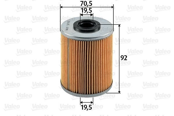 VALEO 587902 | Yakıt Filtresi Opel Astra G / H / Vectra B / C / Combo C Y17dt / X20dth