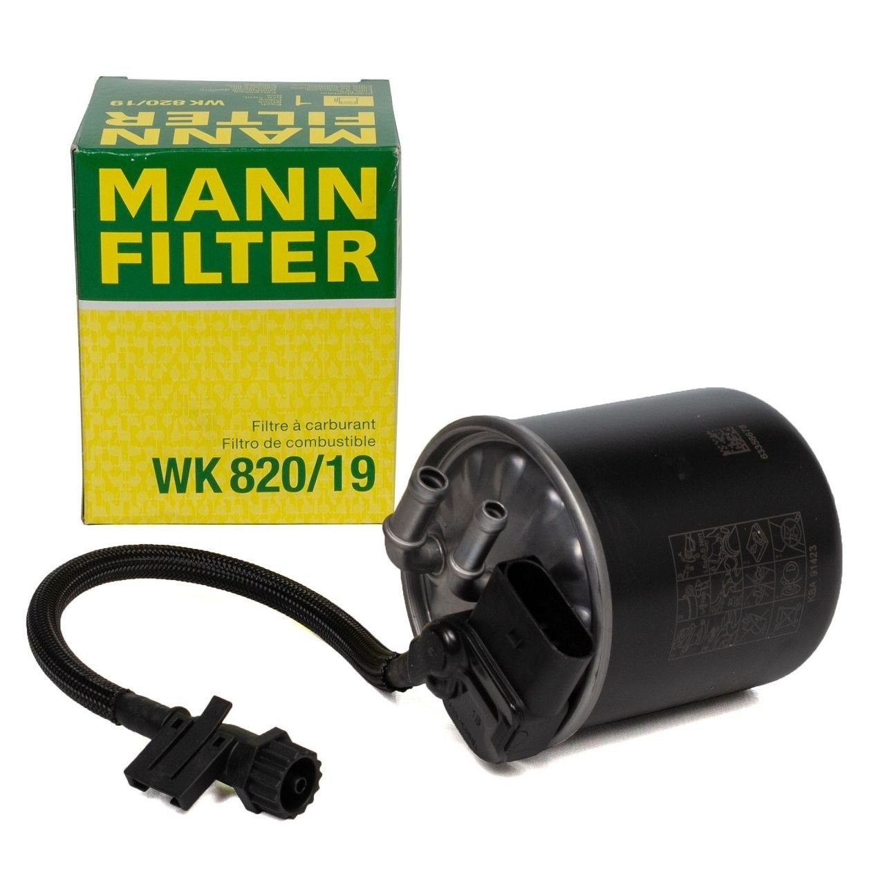 MANN WK820-19 | Mercedes Vito W447 Yeni Kasa 651 Motor Mazot Filtresi