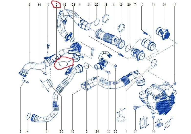 MAIS 8201089100 | Renault Clio 4 2012-2018 1.5 dCi Turbo Boru Conta Oringi