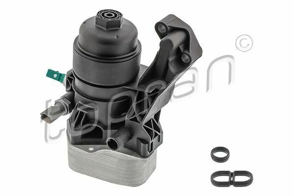 TOPRAN 117720 | Yağ Filtre Braketı + Soğutucu VW Golf 13- Passat 15- Polo 18- Audi A3 13-20 Seat Leon 13