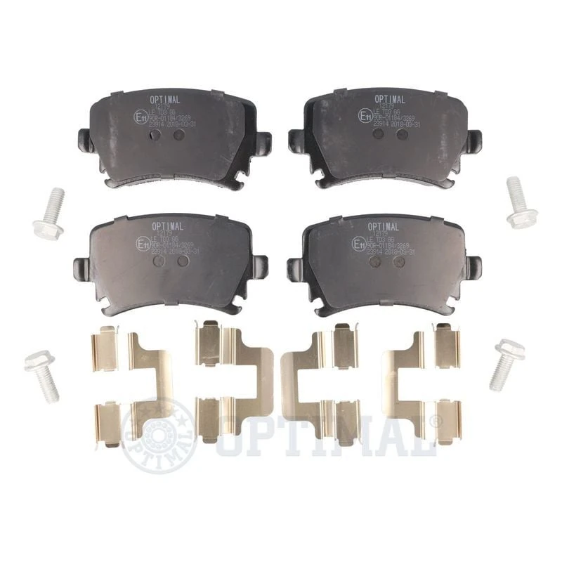 OPTIMAL BP-12179 | Arka Fren Balatası-Kablosuz-(VW Caddy 04-11 Golf 04-14 Audi A3 04-13 Seat Leon 06-13)